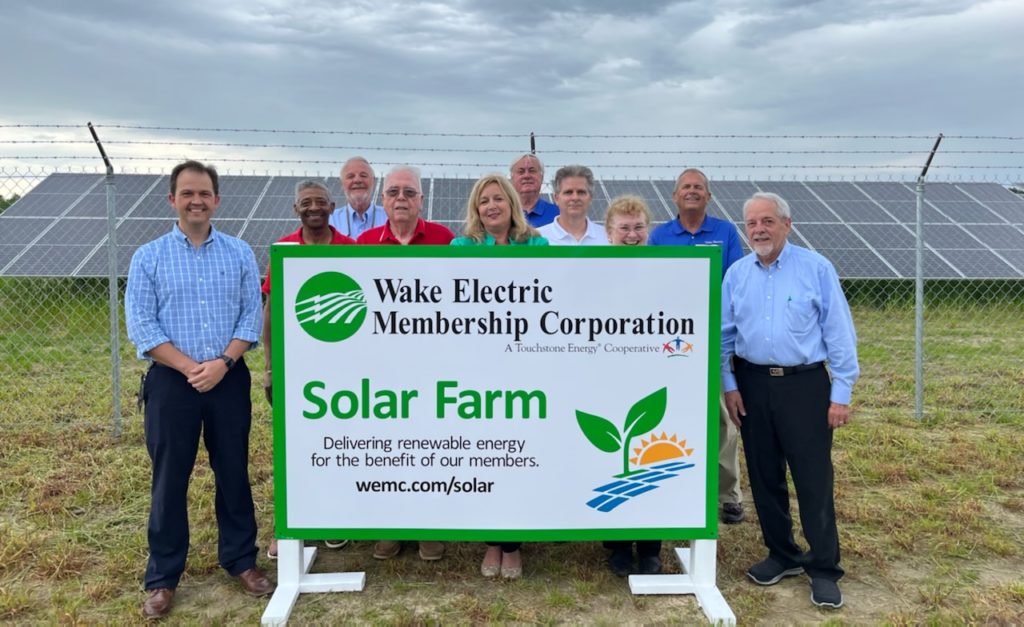 Wake EMC Staff at Solar Farrm